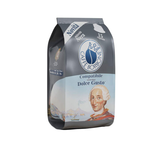 Capsule Caffè Borbone Miscela Nera Compatibili Dolce Gusto