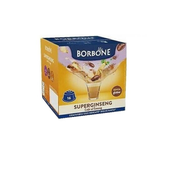 Capsule Super Ginseng Caffè Borbone Compatibili Dolce Gusto